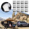 12 Stück Kotpulver Flüssigabfall Gelierendes Desodorierungspulver Öko-absorbierendes Gel Kotgel für Campingtoilette für Outdoor-Camping-Wandern