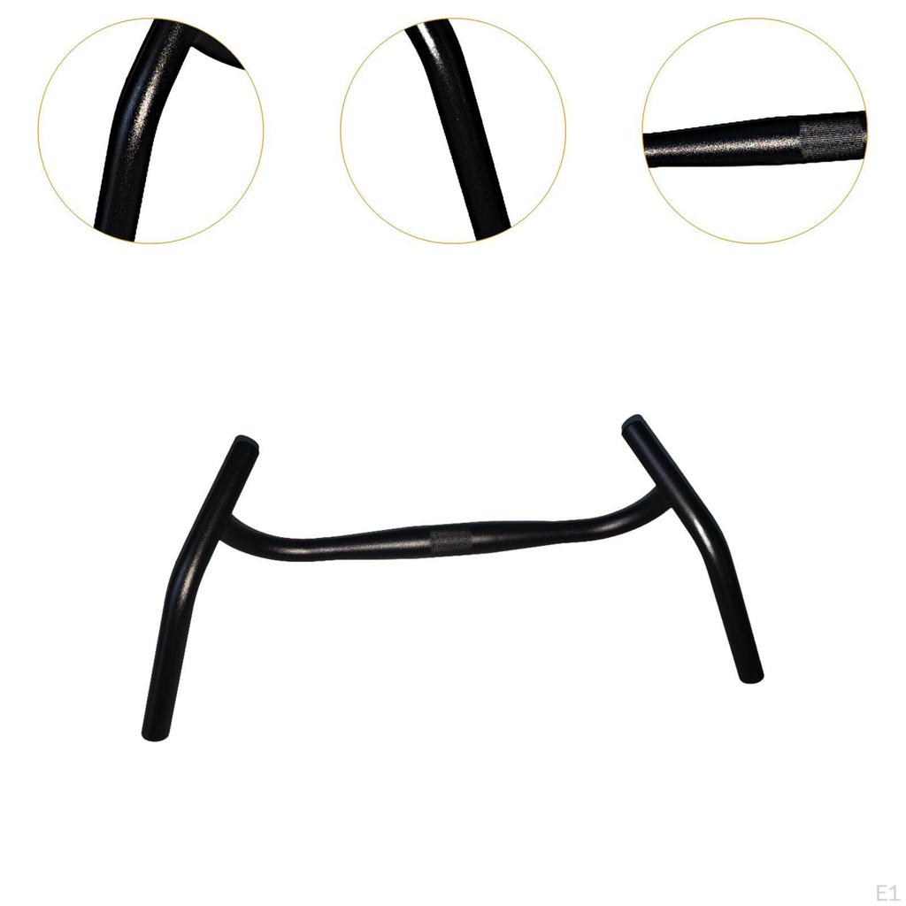 Kolo Řídítka Vnější Úhlová Tyč 53cm Délka Vybavení Lehká Prémiová