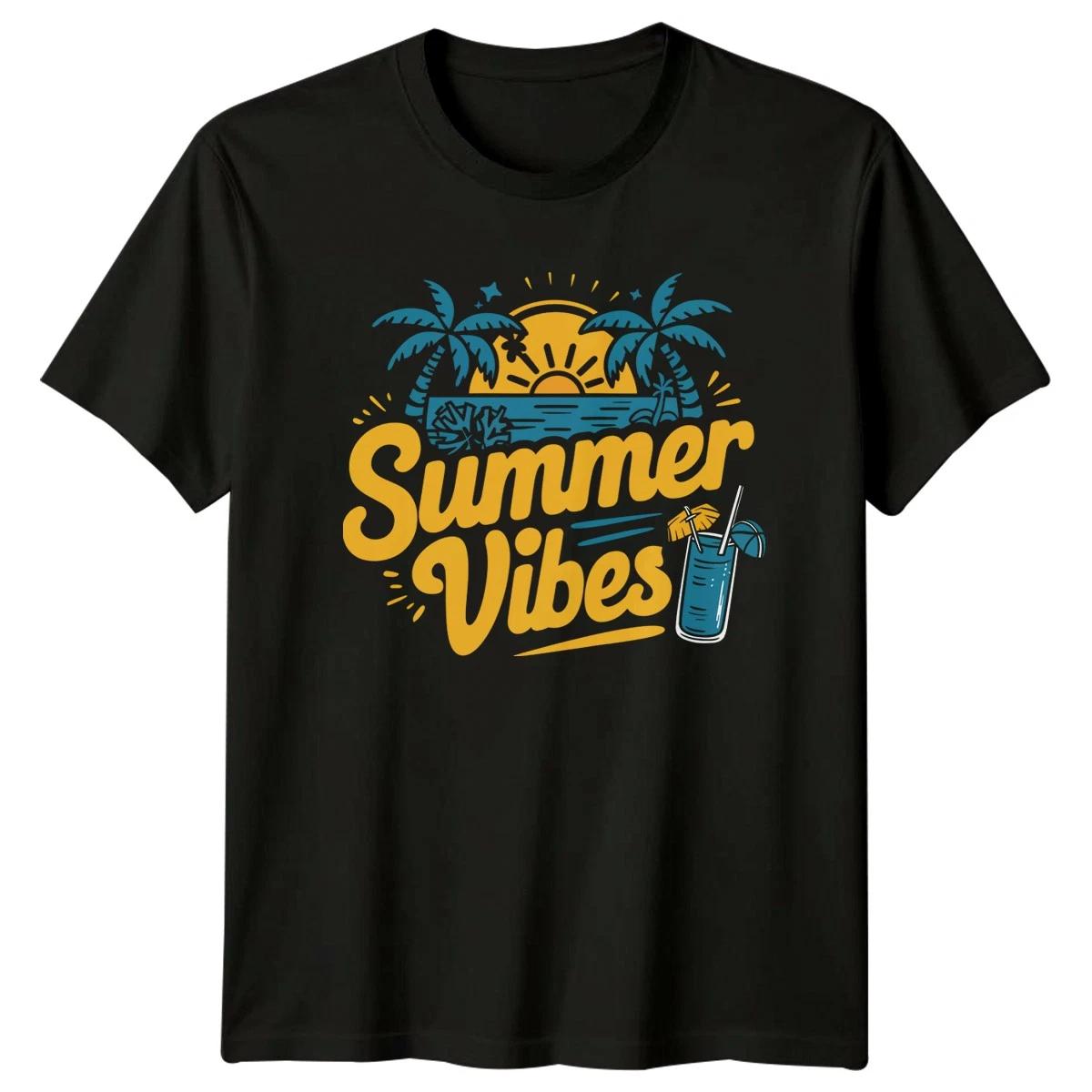 Summer Vibes T-Shirt Tropical Beach Summer Summer Holiday Gift For Him And Her XXL