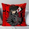 P-Persona 5 Role Playing Game Pillow Case Square Pillow Bedroom Sofa Leisure Comfortcushioncar Living Room Home Decoration 40X40
