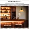 Bourbon Tasting Chart, Vintage Metal Tin Sign, Whiskey Lover's Wall Art Decor, for Home Bar, Club, Kitchen 8x12 Inches Wall Decor Poster