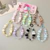 Creative Cat Fur Ball Beaded Phone Lanyard & Keychain Pendant