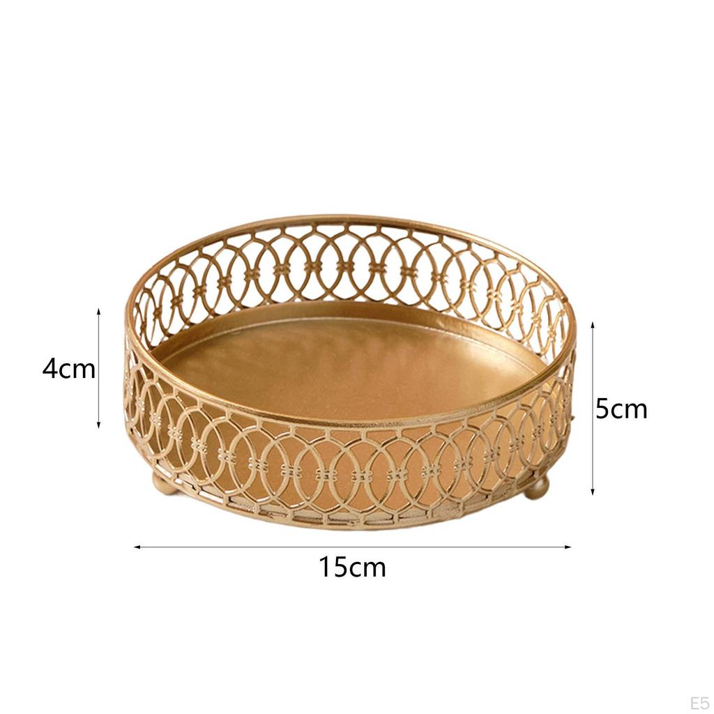 Cosmetic Storage Tray Countertop Makeup Organizer Jewelry Versatile for Bathroom