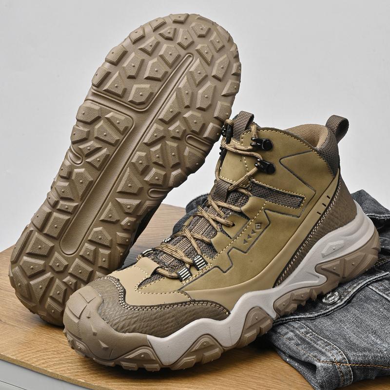 Scarponcini da Trekking Comodi da Uomo Sneakers Casual Scarpe da Passeggio Quotidiano da Viaggio Calzature da Trekking alla Moda Scarpe in Mesh Leggere