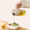 600ML Glass Oil Bottle Large Capacity Leak-Proof Cooking Oil Dispenser Refillable Automatic Opening and Closing