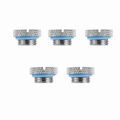 5Pcs Brass G14 Thread Screw In Water Stopper Plug for PC Water Cooling System