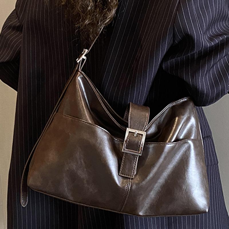 Retro Trend Underarm Bag Women's Autumn New Casual Shoulder Bag Fashionable High Value Tote Bag