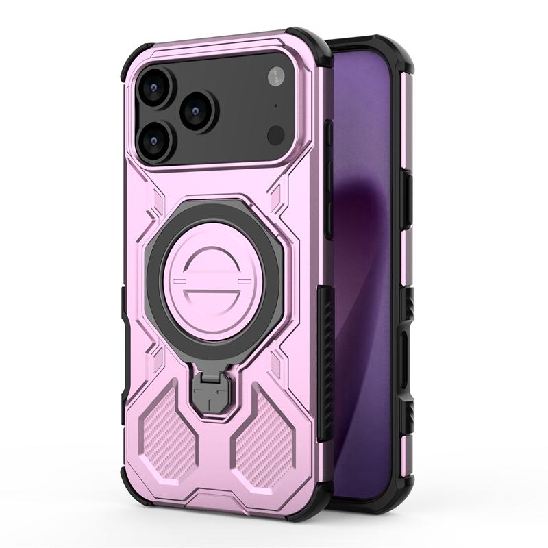 Magnetic Wireless Charge Cover For iPhone 17 Air Phone Holder Armor Back Case iPhone 17 Pro Max Cover For iPhone 17 Pro Max Case