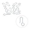 Lightweight Metal S Hooks for Curtain Mounting Convenient Hooks for Curtain Hangings Track Drapery Hook Pin Hangers