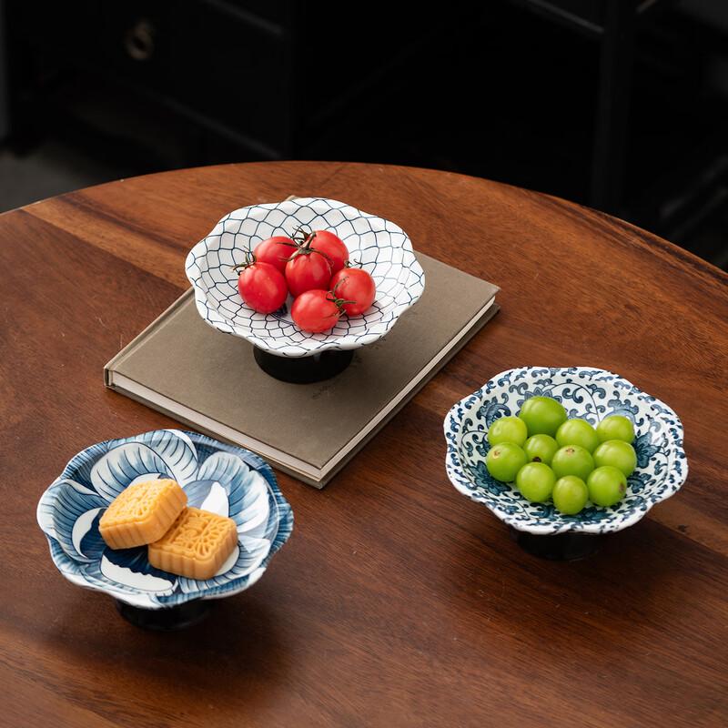 Zhi Shi Ceramic High-Footed Fruit Plate