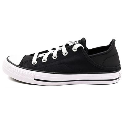 Chuck Taylor All Star Semplici Comode Resistenti Traspiranti Scarpe di Tela Basse Sneakers da Donna Nere A03075C