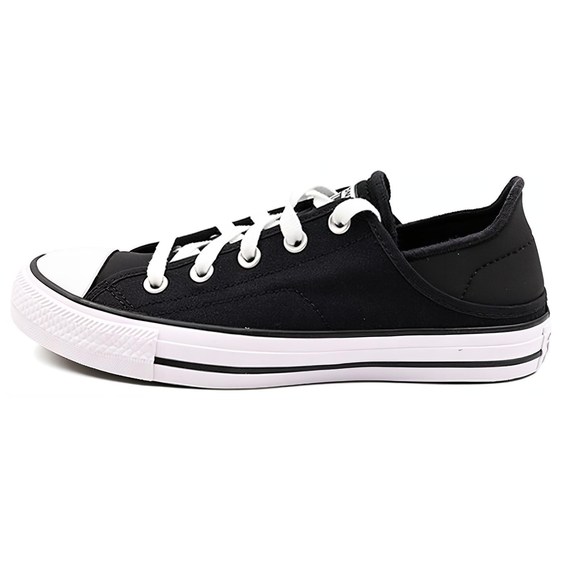 

Converse Chuck Taylor All Star Простые Удобные Прочные Дышащие Низкие Кеды из Канваса Женские кроссовки Черные A03075C 39.5