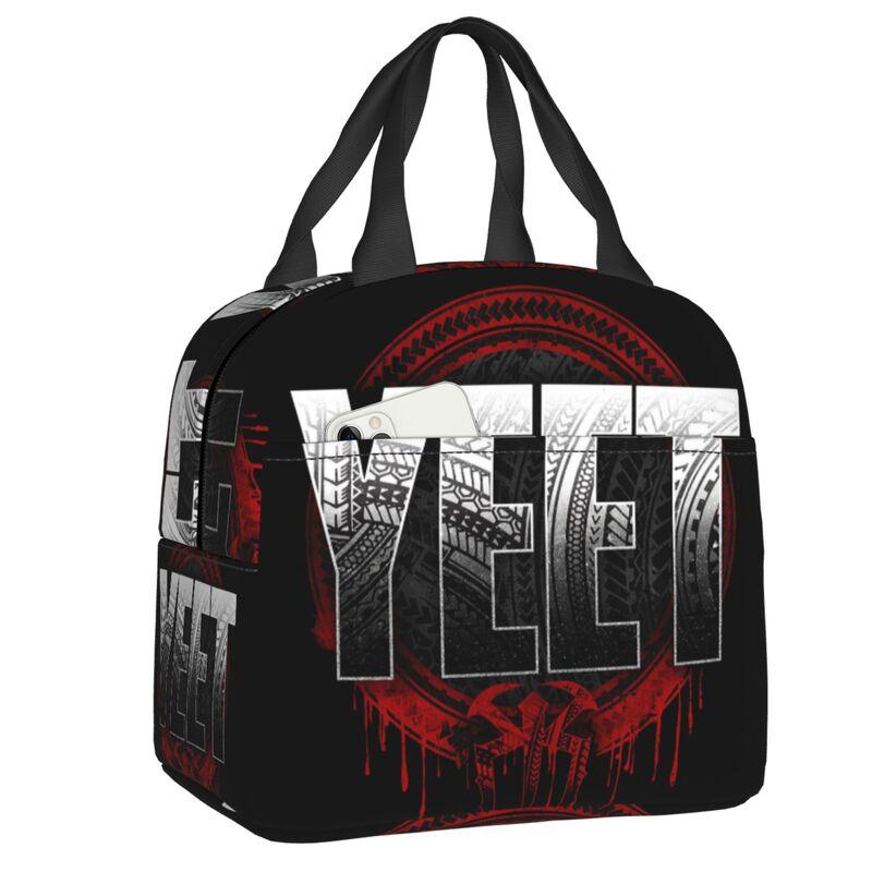 Custom Jey Uso Yeet Lunch Bag Men Women Cooler Warm Insulated Lunch Boxes for Student School