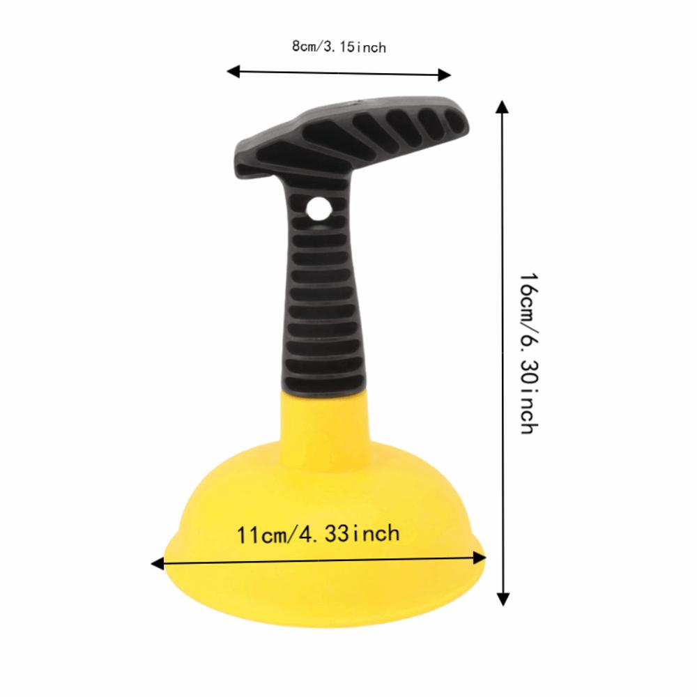 Space Saving Mini Drain Plunger Ergonomic Grip Bathroom Cup Plunger Sink Plunger Kitchen Sink