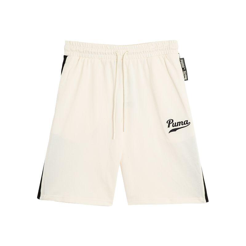 

Puma Lace-Up Breathable Side-Slit Sports Shorts Men shorts Beige 537879-65 XL