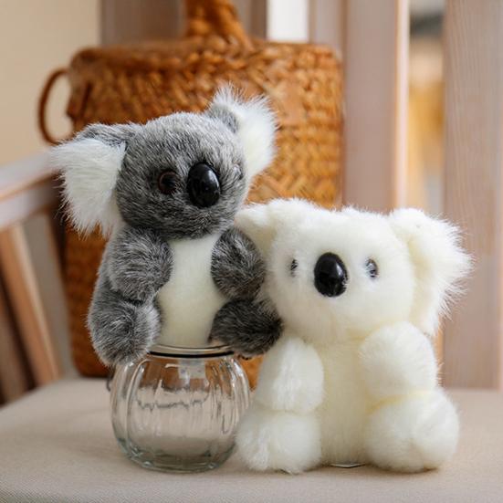 2Pcs/Set Koala Plush Toy Emotional Healing Soft Soothing Doll Hug Companion Well-being Doll Koala Hug Toy