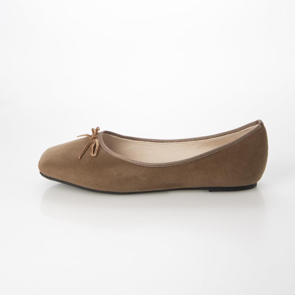 Evol Women's Lightweight Soft Square Ballet Flats, BLS, Size 22.0 cm