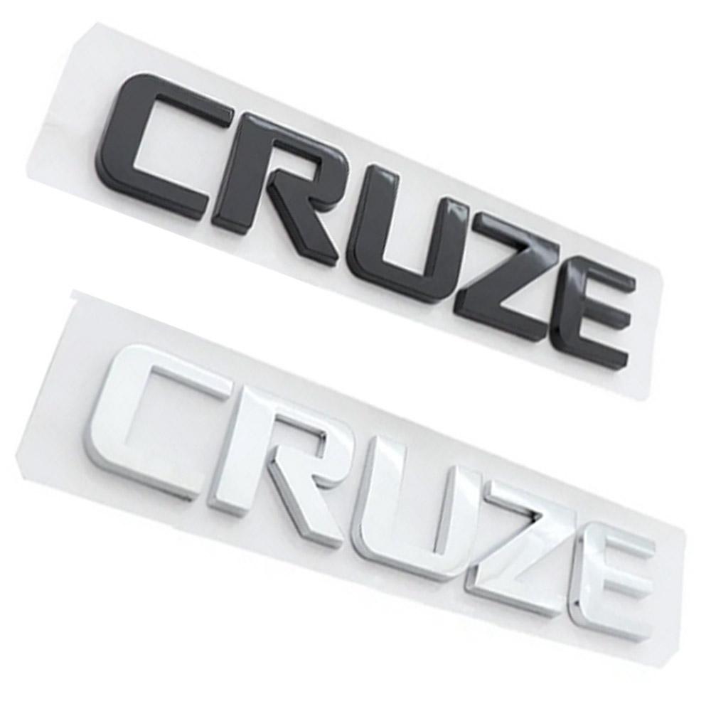 1 Piece For Chevrolet CRUZE ABS Letter Car Logo Sticker Tail Badge Automatic Trunk Logo XFL Sticker Accessory