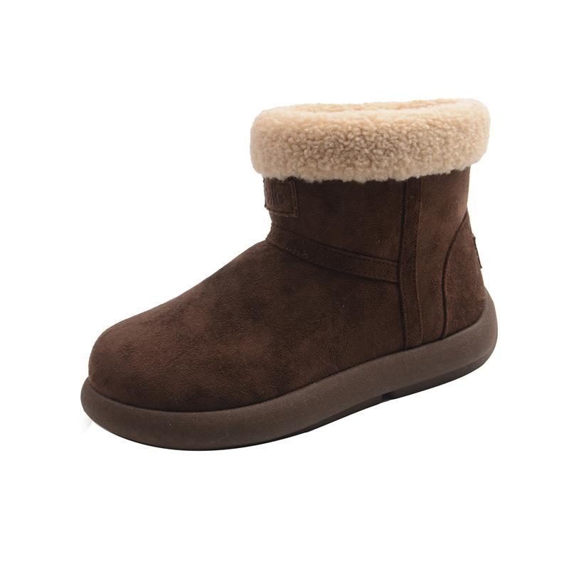 Inner heightened thick-soled bag head slippers women's 2025 autumn new retro belt buckle lazy outer wear Birken all-inclusive cotton shoes