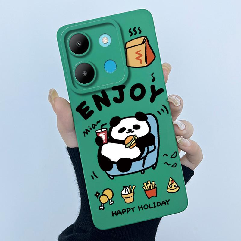 For Infinix Smart 7 Plus X6517 Phone Case Smart 7Plus Soft Silicone Coque Sweet Lovely Funny Cool Printing Protective Back Cover
