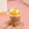 1:12 Dollhouse Miniture Popcorn Bucket Snacks Pretend Food Decoration Prop Toys