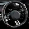 Car Steering Wheel Cover Anti-slip Grip for Mitsubishi Lancer EX ASX Outlander Pajero Triton Interior Accessories