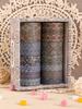 12rolls Vintage Color Themed Washi Tape set Decorative stationary Beautifully Scrapbooking supplies Patterned washi tape set
