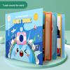 Grenzüberschreitendes Früherziehungs-Quiet-Stickerbuch für Kinder – Handgemachtes Lernspielzeug-Paket