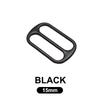 Metal Three Glide Slide Buckle 1Pcs Wear Resistant for DIY Leather Craft Gift Bag Strap Belt Decorative Webbing