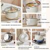 304 Stainless Steel Soup Pot Non-stick Pan with lid Home Hot Pot Induction Cooker Gas Stove Universal Food Supplement Milk Pot