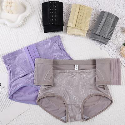 High Waist Postpartum Body Shapers Shapewear Tummy Control Butt Lifter Briefs Belly Contracting Briefs Seamless Underwear Ladies