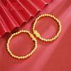 Stylish Graceful Simple Alluvial Gold Pi Xiu Bracelet Women's New Lucky Beads Bracelet Gold-Plated Bracelet Gifts for Girlfriend
