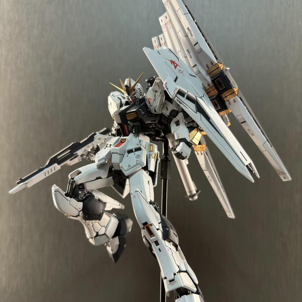 RG32 RG-93 V 1/144 Nu Assembly Model Package Action Figures Featuring Funnels Plus Water Decals Stand Desktop Decoration Doll Boys Toy Present