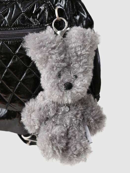 mellotory Buckle Rabbit Keychain (Gray)