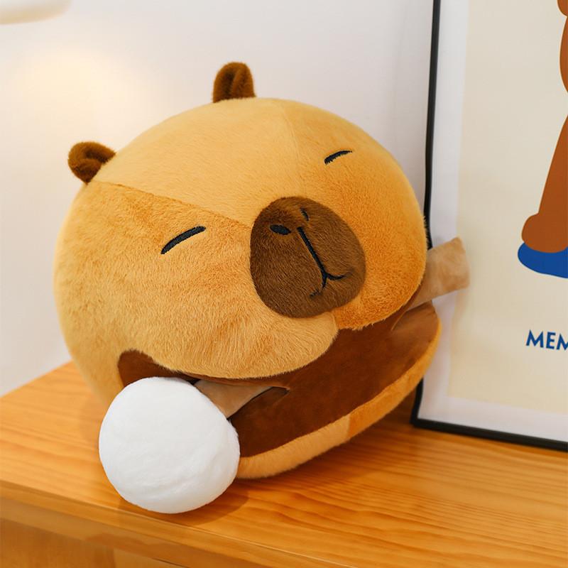 Cute Cartoon Capybara Plush Toy Decorative Pillow Gift For Kids Bedroom Decor
