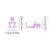 1 Pair Eyelash Separator For Eyelash Extension Efficient Aid Silicone Pads For Eyelash Grafting For Beginners Professional Tool