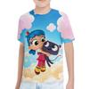 Summer Boys/girls Soft True and the Rainbow Kingdom New Style animation Cartoon Print Casual Tee 3D Printing Children T-shirt