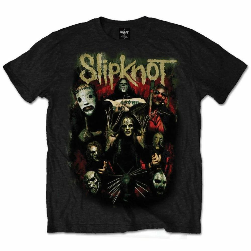 Официальная футболка Slipknot Come Play Dying Мужская Черная Рок Металл Футболка Унисекс НОВАЯ S