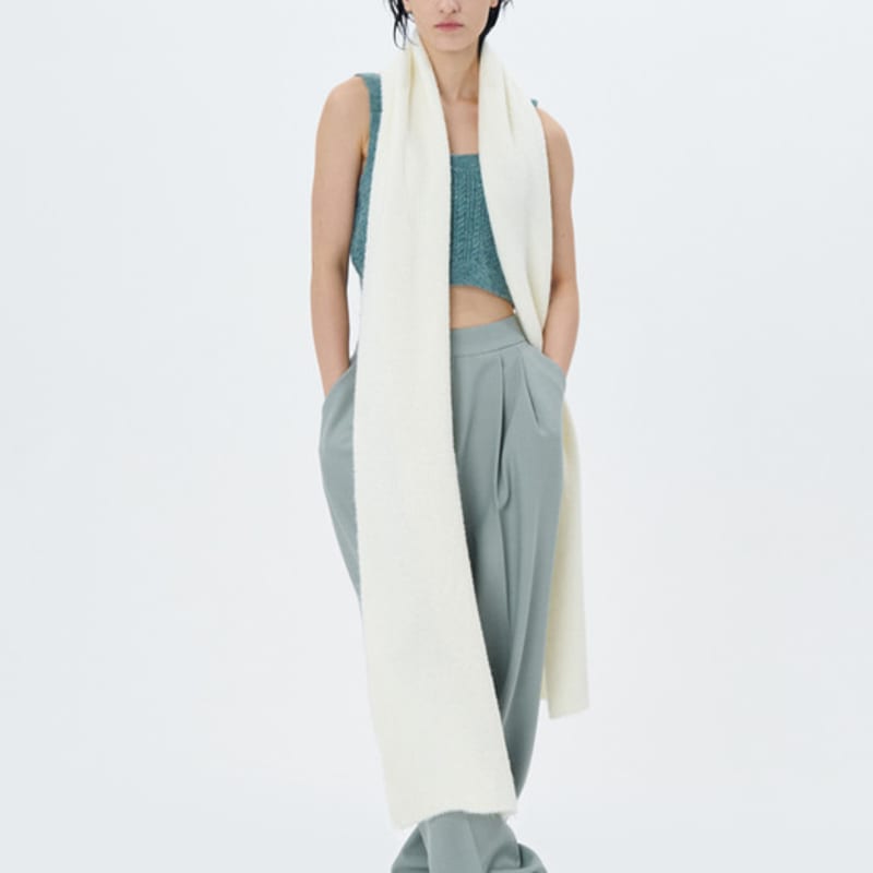 ETCH SCHLINGENGARN WOLLSCHAL(ELFENBEIN)