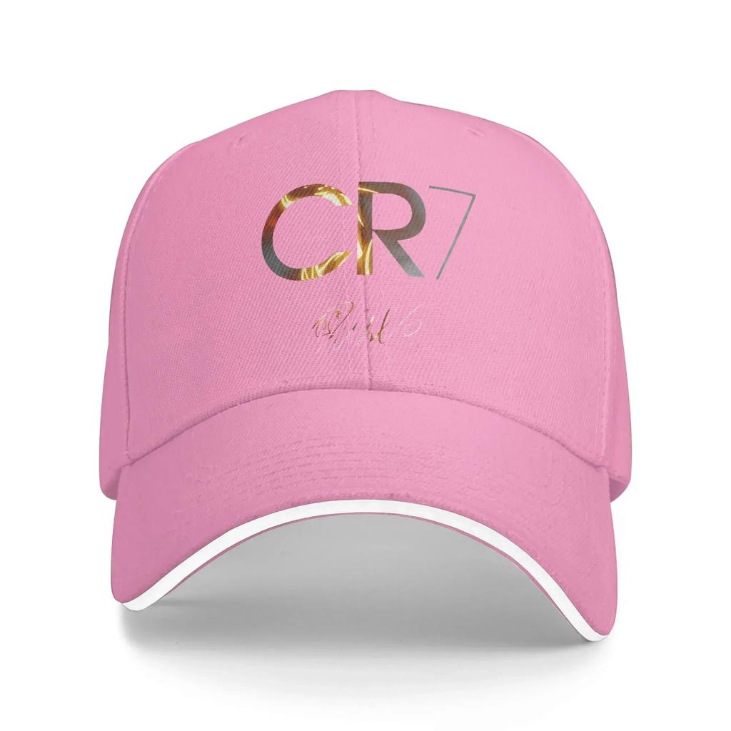 CR CCristiano football Golf Hat Merchandise Vintage RRonaldo Soccer Sun Cap For Unisex Women Golf Headewear Adjustable Fit