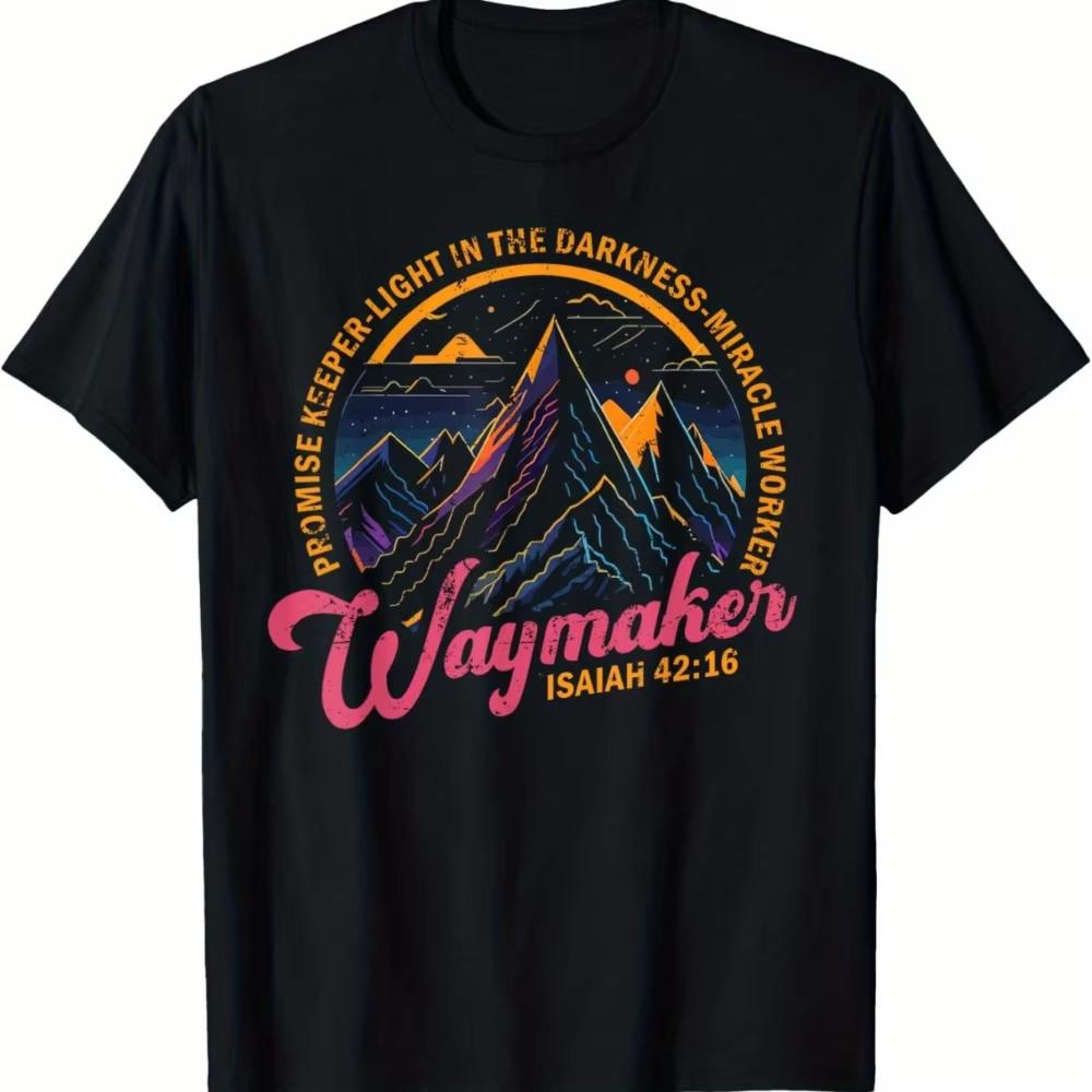 2026 Summer New Retro Promise Guardian Leader HighQuality Fashion Comfortable Mens Printed Roundneck TShirt S
