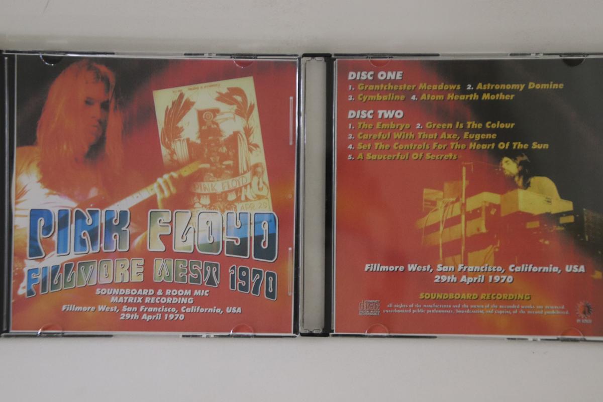 

CD PINK FLOYD - Fillmore West 1970 NONE NOT ON LABEL Unknown Rock Used