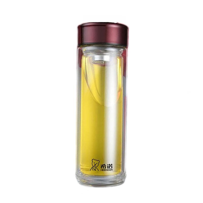 Xinuo XN-7076 Double-Layer Insulated Tea Infuser Glass Mug