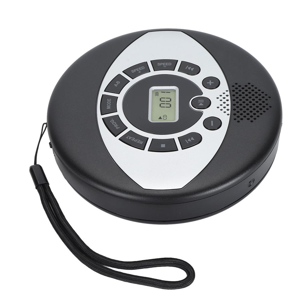 Portable CD Player with Speaker Support Headphone Insertion USB Rechargeable 1500mAh Multifunction