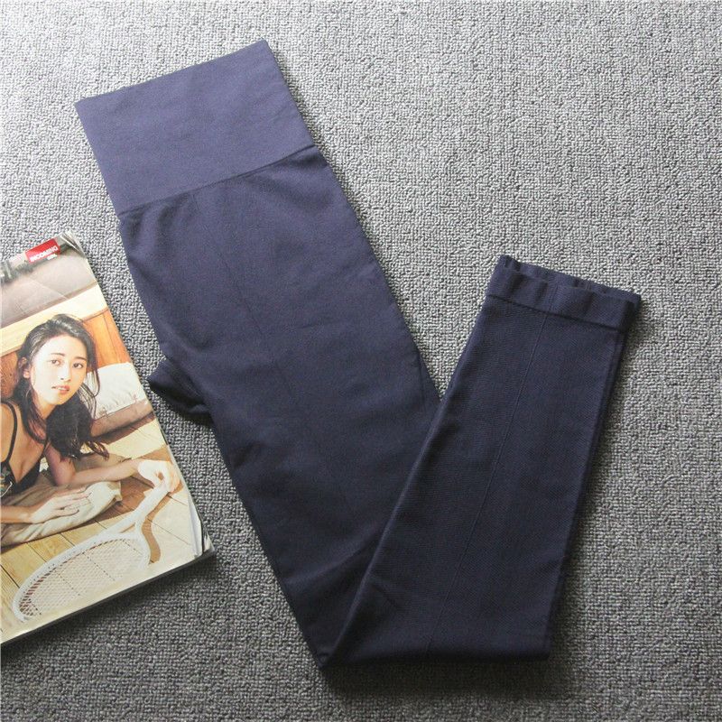 Cattle Goods High Waist Thin Running Training Slimming Fitness Pants