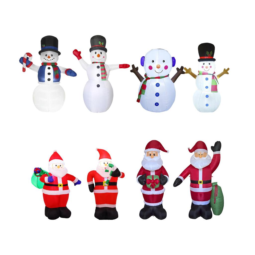 Christmas Inflatable Decoration Xmas Inflatable Decor for Yard Lawn Vacation