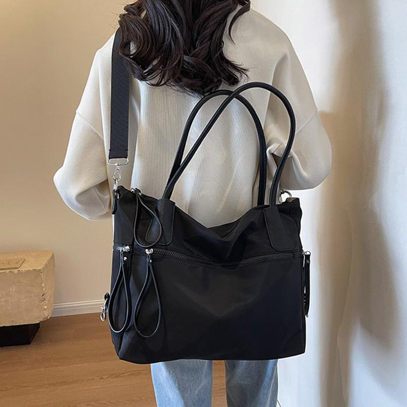 Nylon Oxford Bag Women Autumn and Winter Trendy Handbag Casual Tote Bag Large Capacity Shoulder Messenger Bag AVE