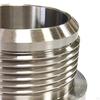 Male Billet Stainless Steel Weld on Fitting Mounting Hardware Replaces Professional Assembly