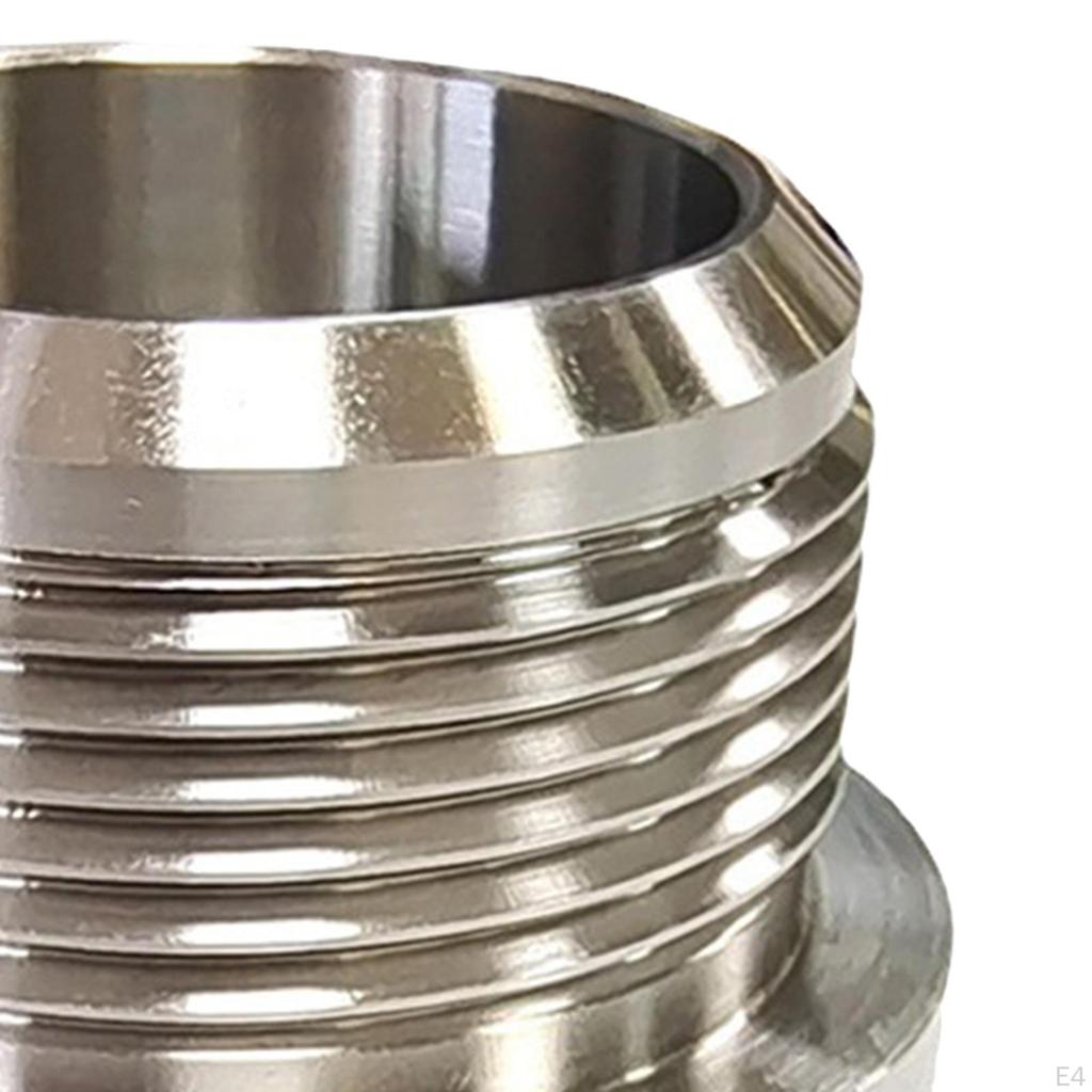 Male Billet Stainless Steel Weld on Fitting Mounting Hardware Replaces Professional Assembly