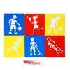 PP Kids' Painting & Drawing Stencil Set - Hollow Plastic Outline Templates for Beginners